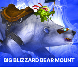 Big Blizzard Bear Mount