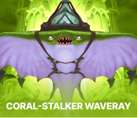 Coral-Stalker Waveray Mount