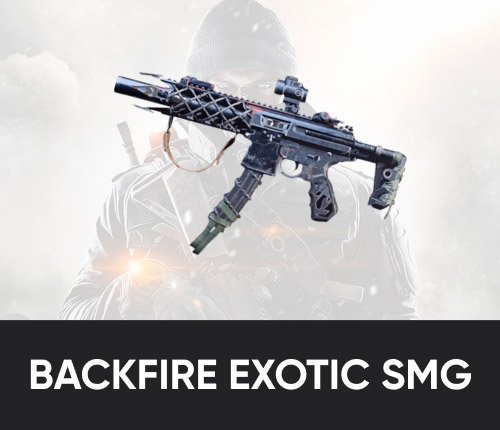 The Backfire Exotic Submachine Gun