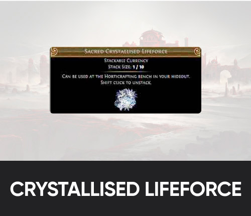 PoE Crystallised Lifeforce Boost